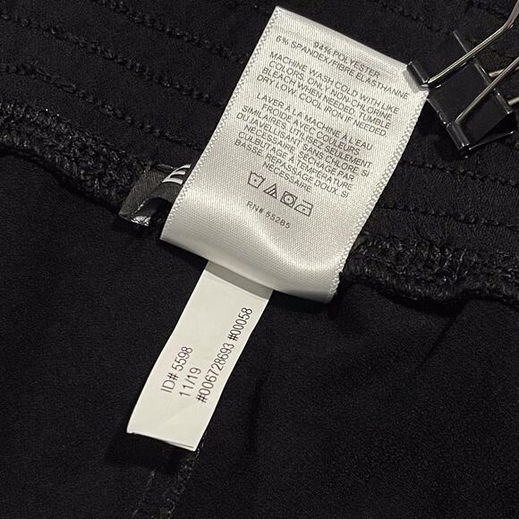 Express Womens Pants Jogger Pull On Elastic Waist Pockets Stretchy Black XS EF - Picture 3 of 4